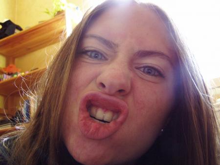 grimace