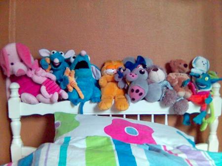Ma collection de p'luches
